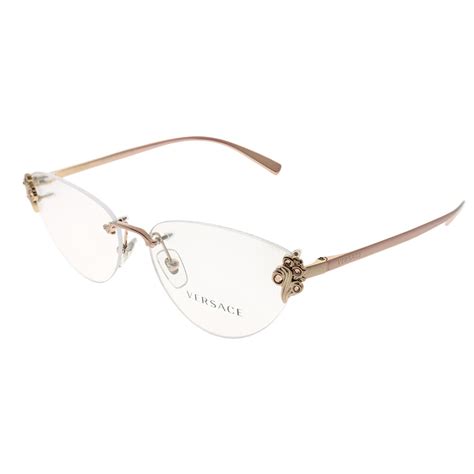 versace rimless eyeglasses for women